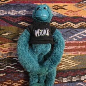 Green Plush Monkey with Wicked T-Shirt